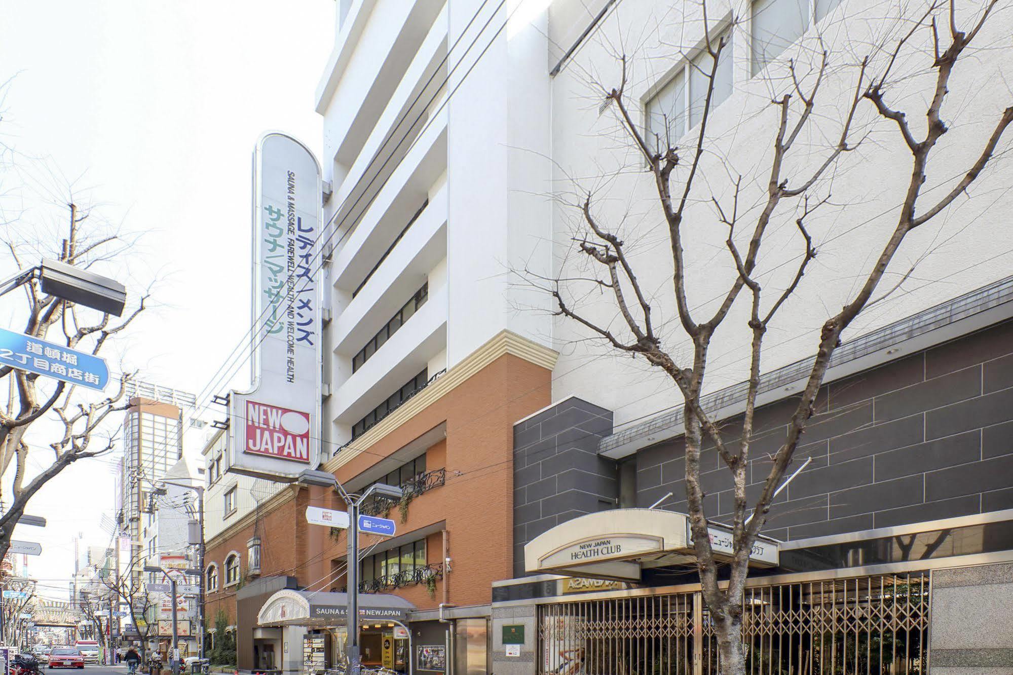 New Japan Capsule Hotel Cabana Osaka Exterior foto